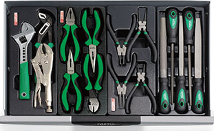 Tủ đồ nghề 2 tầng 10 ngăn 333 chi tiết GCAZ0013 / GCAJ0014