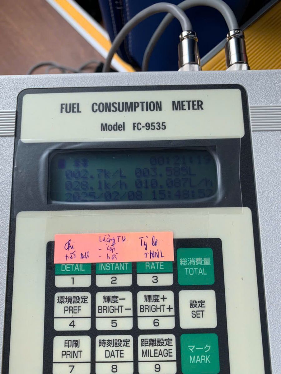 Thiết bị đo lượng tiêu hao nhiên liệu BANZAI FC-9535F