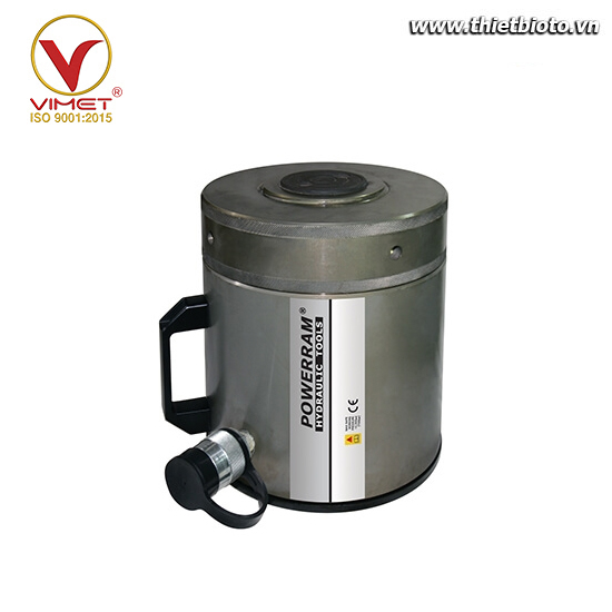 Kích thủy lực 1 chiều vỏ nhôm 50 tấn Powerram ALNC504