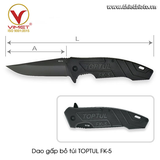Dao gấp bỏ túi TOPTUL FK-5