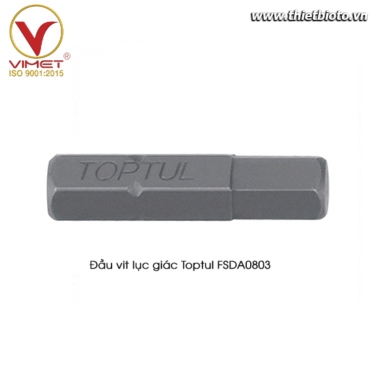 Mũi vít lục giác Toptul FSDA0803