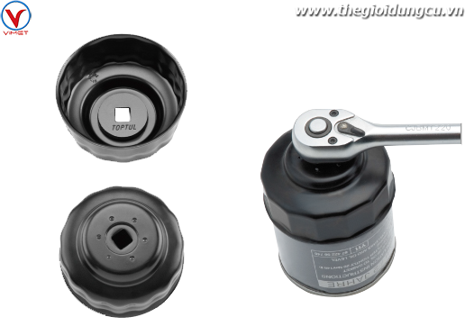 Cảo lọc dầu 108mm 18 cạnh TOPTUL JDAHA818