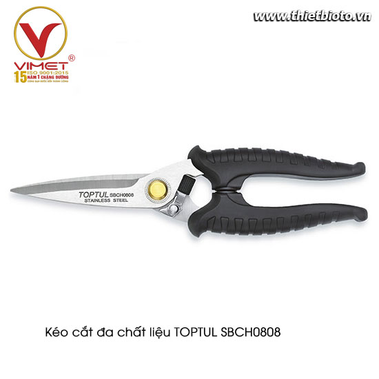 Kéo cắt đa chất liệu TOPTUL SBCH0808
