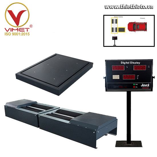 Hệ thống thiết bị kiểm tra phanh xe tải 10 tấn JEVOL SBS10301