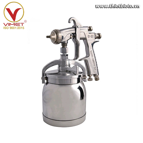 Súng sơn bầu dưới lỗ 1.0 đến 1.5mm bầu PCL-7B-2 700ml W-101-S