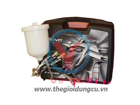 Súng sơn Super Nova lỗ 1.3mm cốc nhựa đồng hồ áp suất WS-400-1301BH
