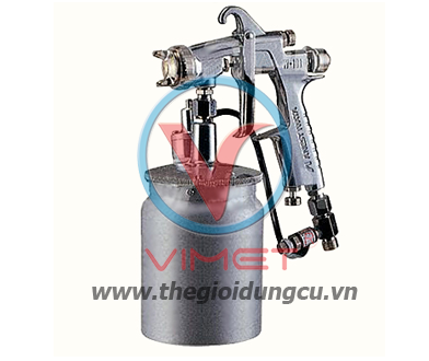 Súng sơn bầu dưới có quạt khuấy lỗ 1.3mm cốc 700ml W-101A-134S