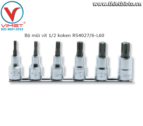 Bộ mũi vít 1/2 koken RS4027/6-L60