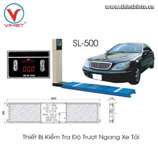 Thiết Bị Kiểm Tra Độ Trượt Ngang Xe Tải CHIAMG LURN